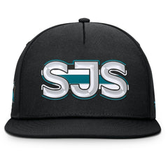 San Jose Sharks Fanatics Authentic Pro Rink Team Code Snapback Hat Online