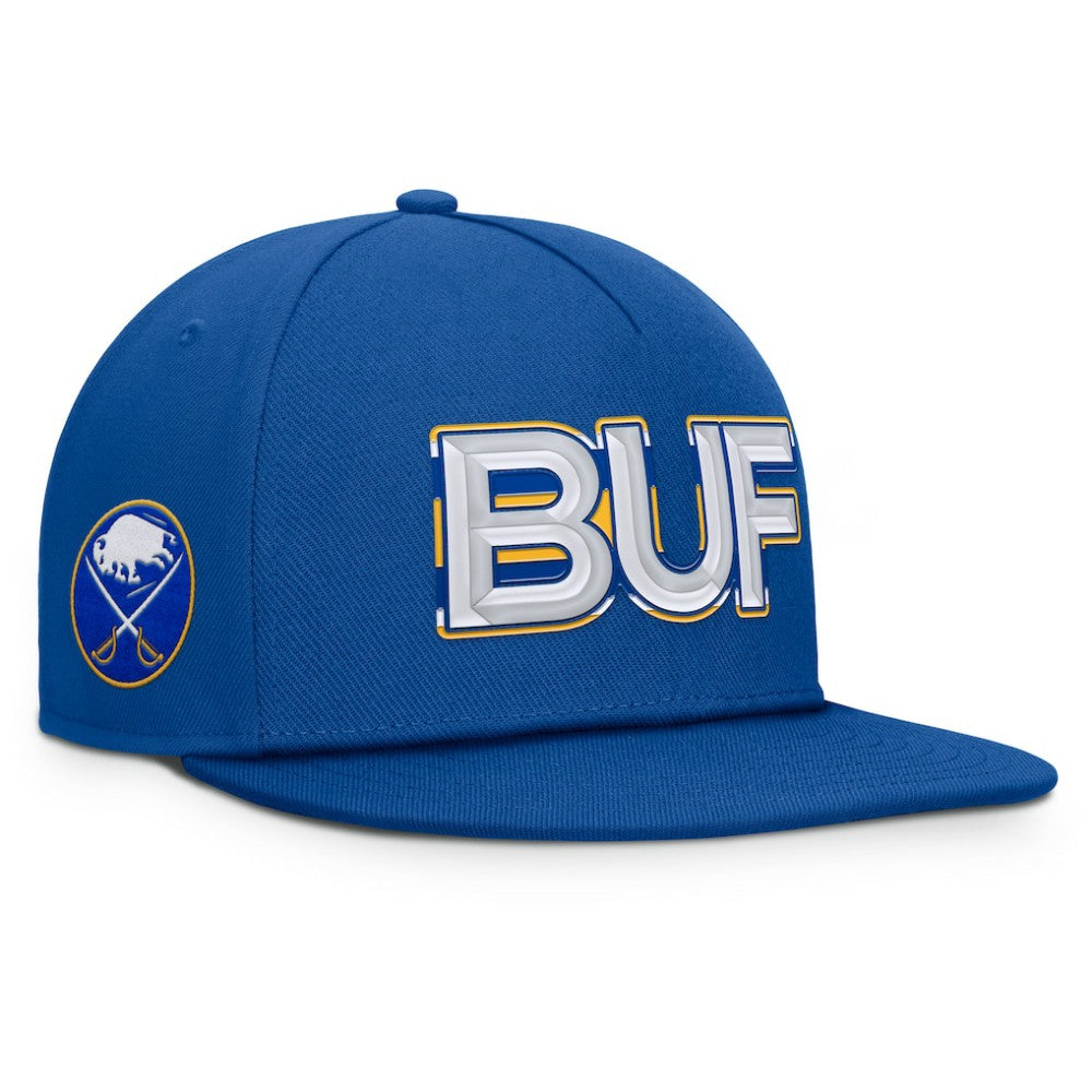 Buffalo Sabres Fanatics Authentic Pro Rink Team Code Snapback Hat Online