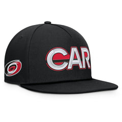 Carolina Hurricanes Fanatics Authentic Pro Rink Team Code Snapback Hat Online