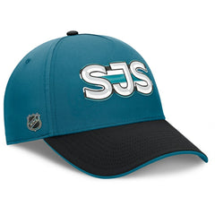 San Jose Sharks Fanatics Authentic Pro Rink Team Code Flex Hat Online