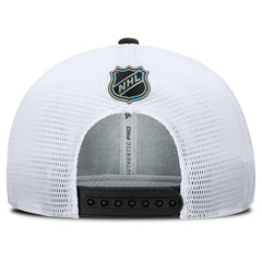 Los Angeles Kings Fanatics Authentic Pro Rink Lockup Adjustable Trucker Hat For Sale
