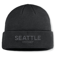 Seattle Kraken Fanatics Authentic Pro Road Cuffed Knit Hat On Sale