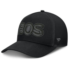 Boston Bruins Fanatics Authentic Pro Road Team Code Trucker Adjustable Hat On Sale