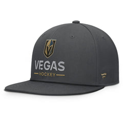 Vegas Golden Knights Fanatics Authentic Pro Rink Lockup Snapback Hat Discount