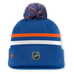 New York Islanders Fanatics Authentic Pro Rink Cuffed Knit Hat with Pom Outlet