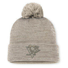 Pittsburgh Penguins Fanatics Authentic Pro Road Cuffed Knit Hat with Pom Online