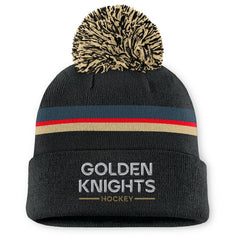 Vegas Golden Knights Fanatics Women's Authentic Pro Rink Cuffed Knit Hat with Pom On Sale
