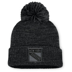 New York Rangers Fanatics Women's Authentic Pro Road Cuffed Knit Hat with Pom Outlet