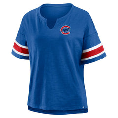 Chicago Cubs Fanatics Women's Curl Route T-Shirt | MLB Shop