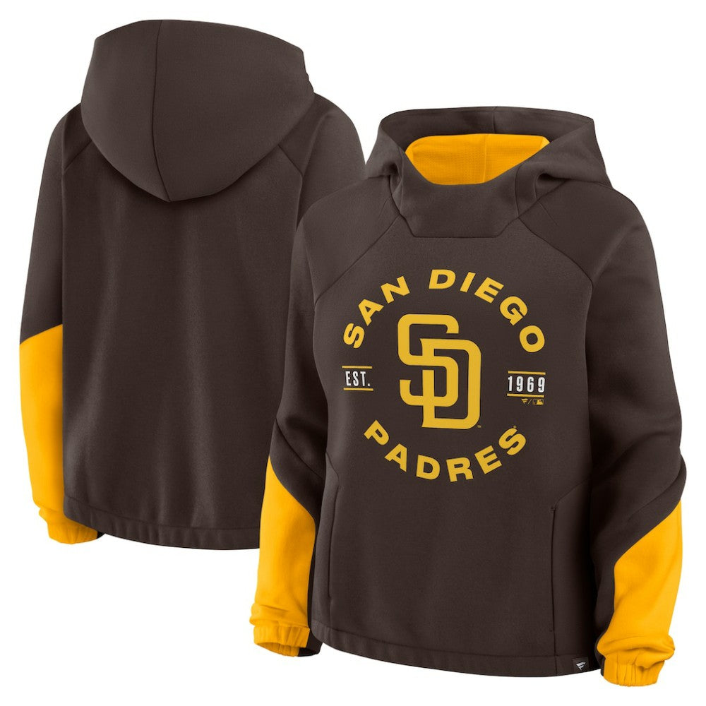 San Diego Padres Fanatics Women's Oversized Time to Win Pullover Hoodie | MLB Shop