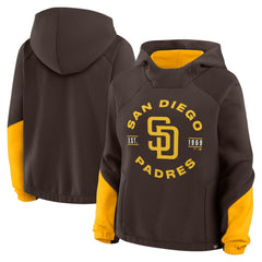 San Diego Padres Fanatics Women's Oversized Time to Win Pullover Hoodie | MLB Shop