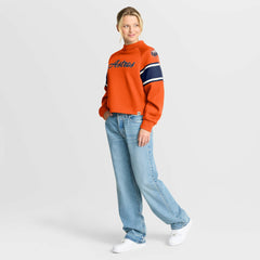 Houston Astros Fanatics Women's Oversized Toss Sweep Raglan Pullover Sweatshirt | MLB New