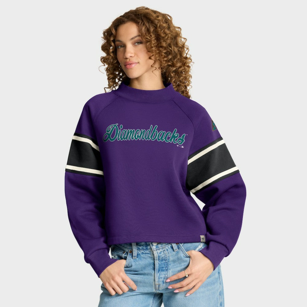 Arizona Diamondbacks Fanatics Women's Oversized Toss Sweep Raglan Pullover Sweatshirt | MLB For sale