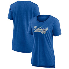 Dallas Cowboys Women's Original Play Tri-Blend T-Shirt