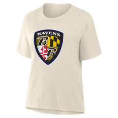 Baltimore Ravens Fanatics Women's Dove Legacy T-Shirt