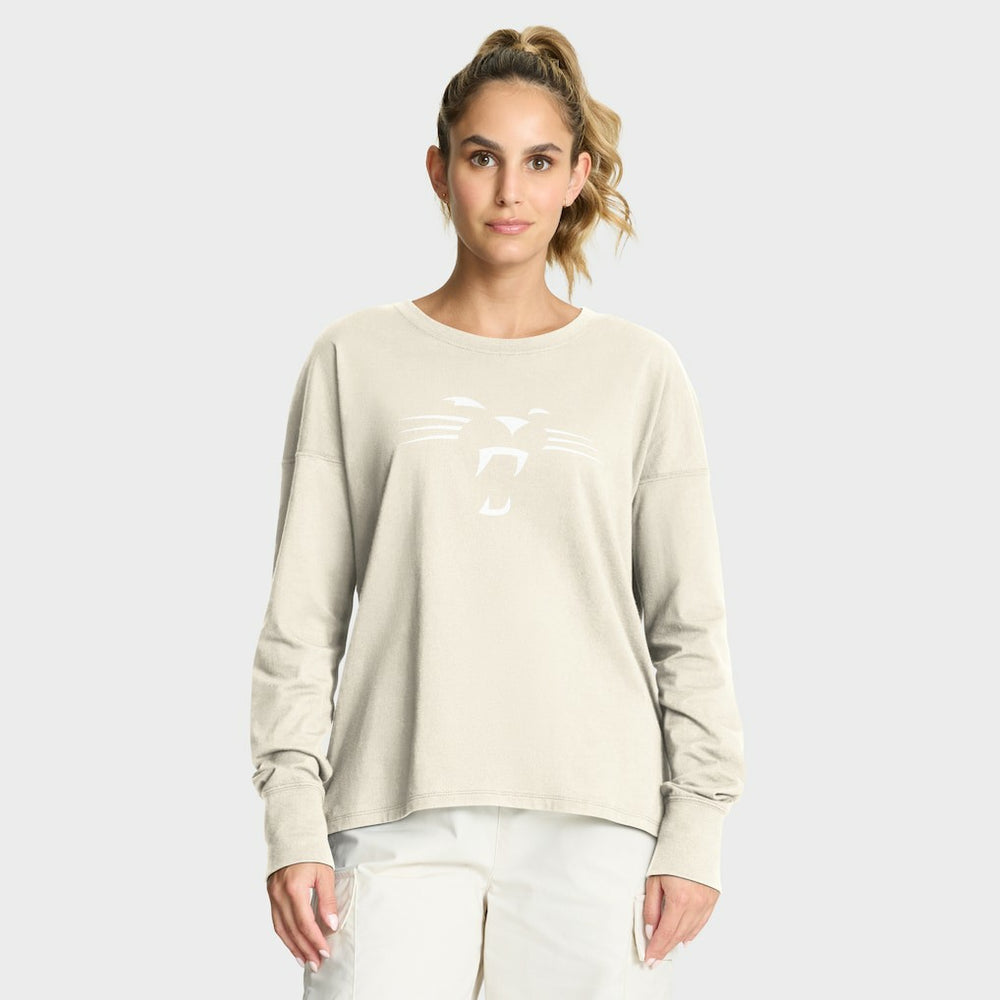 Carolina Panthers Fanatics Women's Dove Legacy Long Sleeve T-Shirt