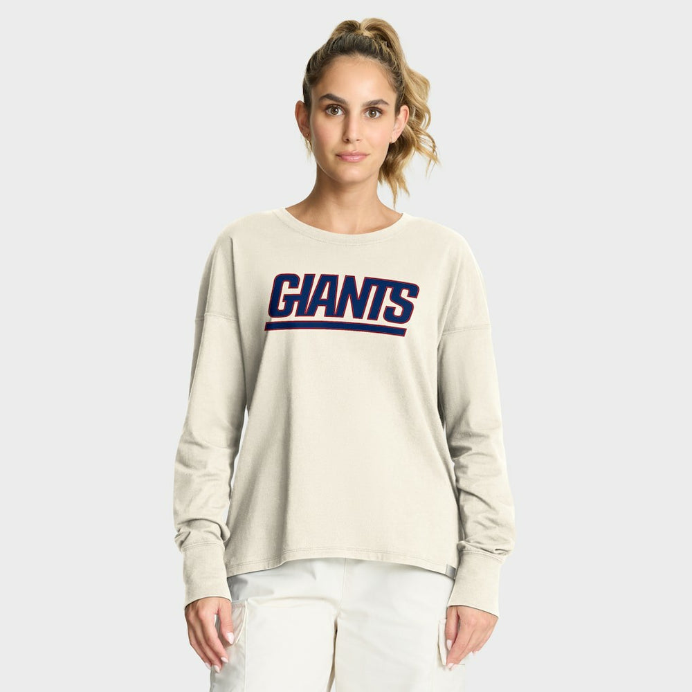New York Giants Fanatics Women's Dove Legacy Long Sleeve T-Shirt