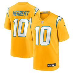 Los Angeles Chargers Nike Justin Herbert Alternate Charger Power Game Player Jersey
