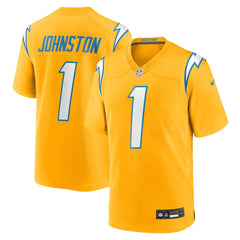 Los Angeles Chargers Nike Quentin Johnston Alternate Charger Power Game Player Jersey