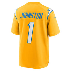 Los Angeles Chargers Nike Quentin Johnston Alternate Charger Power Game Player Jersey