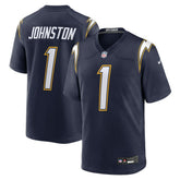 Los Angeles Chargers Nike Quentin Johnston Alternate Super Chargers Game Player Jersey