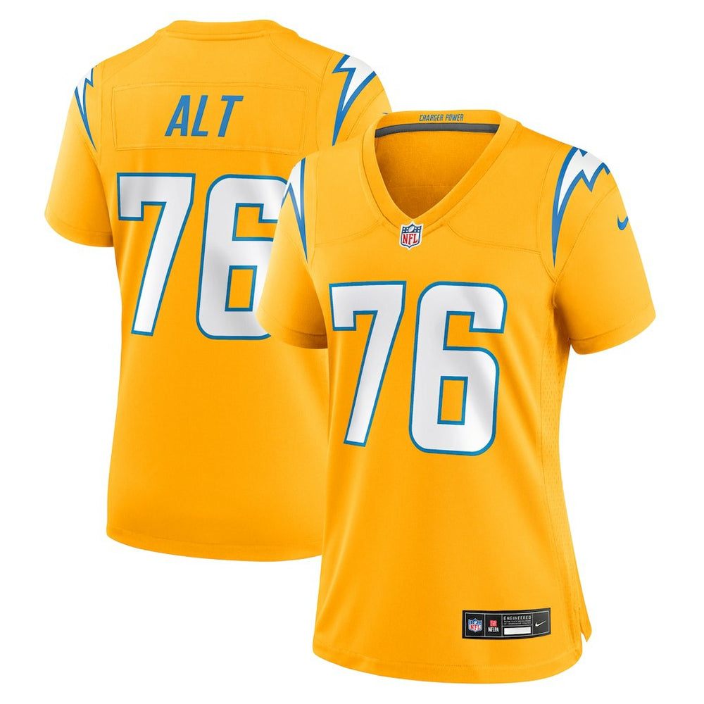 Los Angeles Chargers Nike Joe Alt Women's Alternate Charger Power Game Jersey