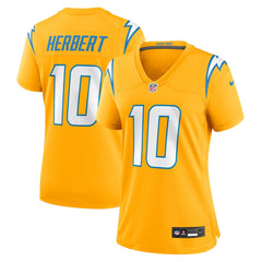 Los Angeles Chargers Nike Justin Herbert Women's Alternate Charger Power Game Jersey