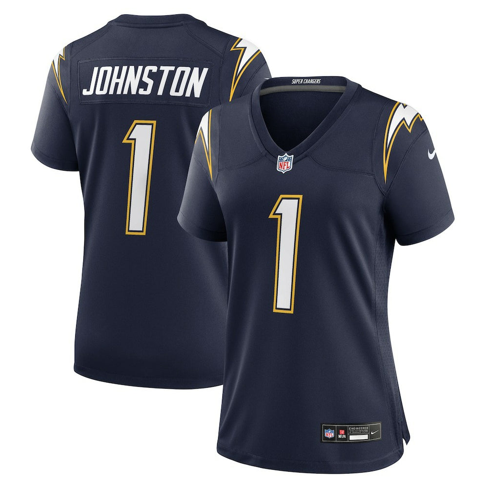 Los Angeles Chargers Nike Quentin Johnston Women's Alternate Super Chargers Game Jersey