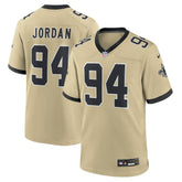 New Orleans Saints Nike Cameron Jordan Gameday Golds Alternate Game Player Jersey