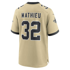 New Orleans Saints Nike Tyrann Mathieu Gameday Golds Alternate Game Player Jersey