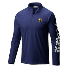 Denver Nuggets Terminal Tackle Raglan Omni-Shade Quarter-Zip Jacket sale Discount
