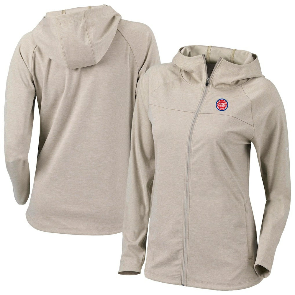 Detroit Pistons Women's Omni-Wick Half Shot Full-Zip Hooded Jacket sale Discount