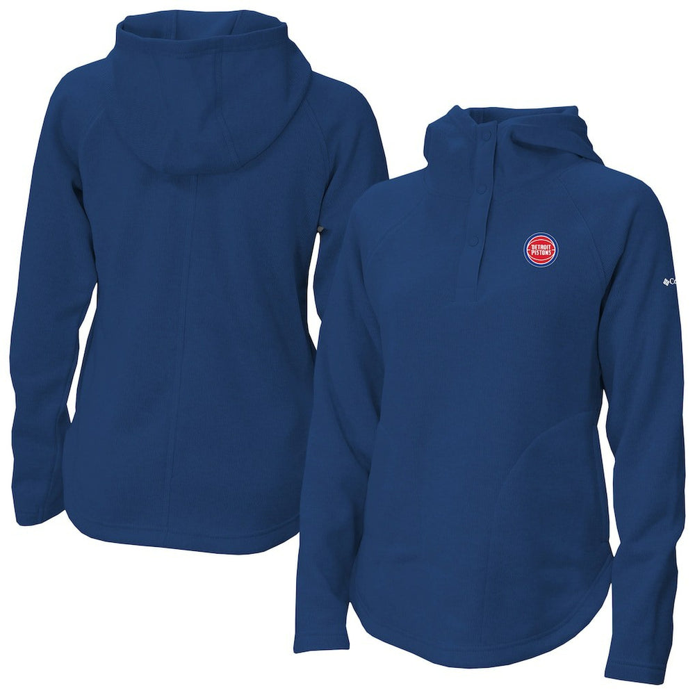 Detroit Pistons Women's Sweater Weather Quarter-Snap Hoodie sale Discount