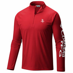 Houston Rockets PFG Terminal Tackle Quarter-Zip Top sale Discount