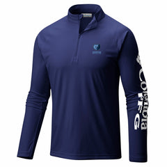 Memphis Grizzlies PFG Terminal Tackle Quarter-Zip Top For Sale