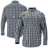 Indiana Pacers Super Tamiami Omni-Shade Long Sleeve Button-Down Shirt For Sale