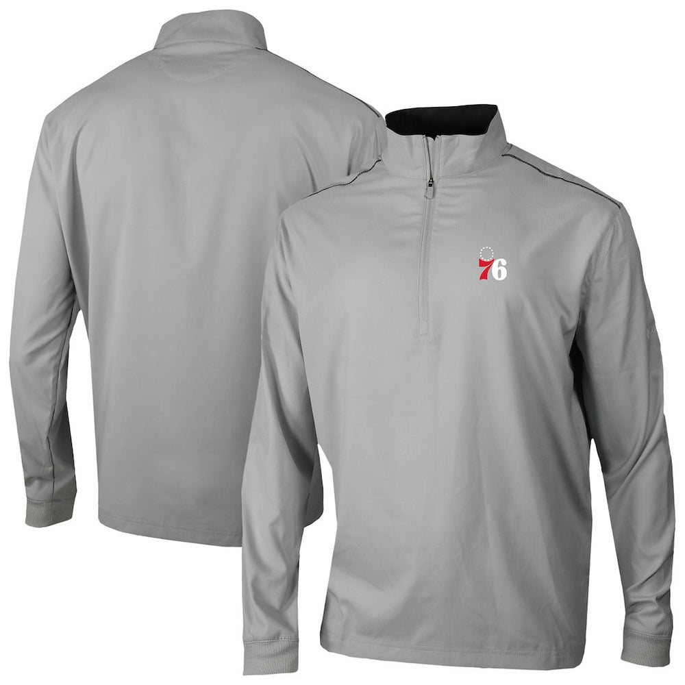 Philadelphia 76ers Omni-Wick Bogey's Paradise Quarter-Zip Top New