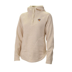 New York Knicks Women's Sweater Weather Quarter-Snap Hoodie Discount