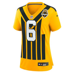 Pittsburgh Steelers Nike Patrick Queen Women's Alternate 1933 Throwback Game Jersey
