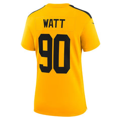 Pittsburgh Steelers Nike T.J. Watt Women's Alternate 1933 Throwback Game Jersey