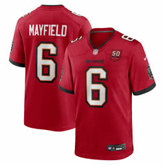 Tampa Bay Buccaneers Nike Baker Mayfield 50th Season Team Game Jersey