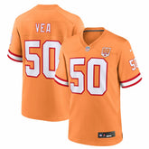 Tampa Bay Buccaneers Nike Vita Vea 50th Season Game Jersey