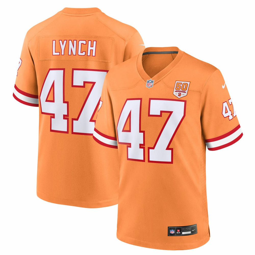 Tampa Bay Buccaneers Nike John Lynch 50th Season Game Jersey