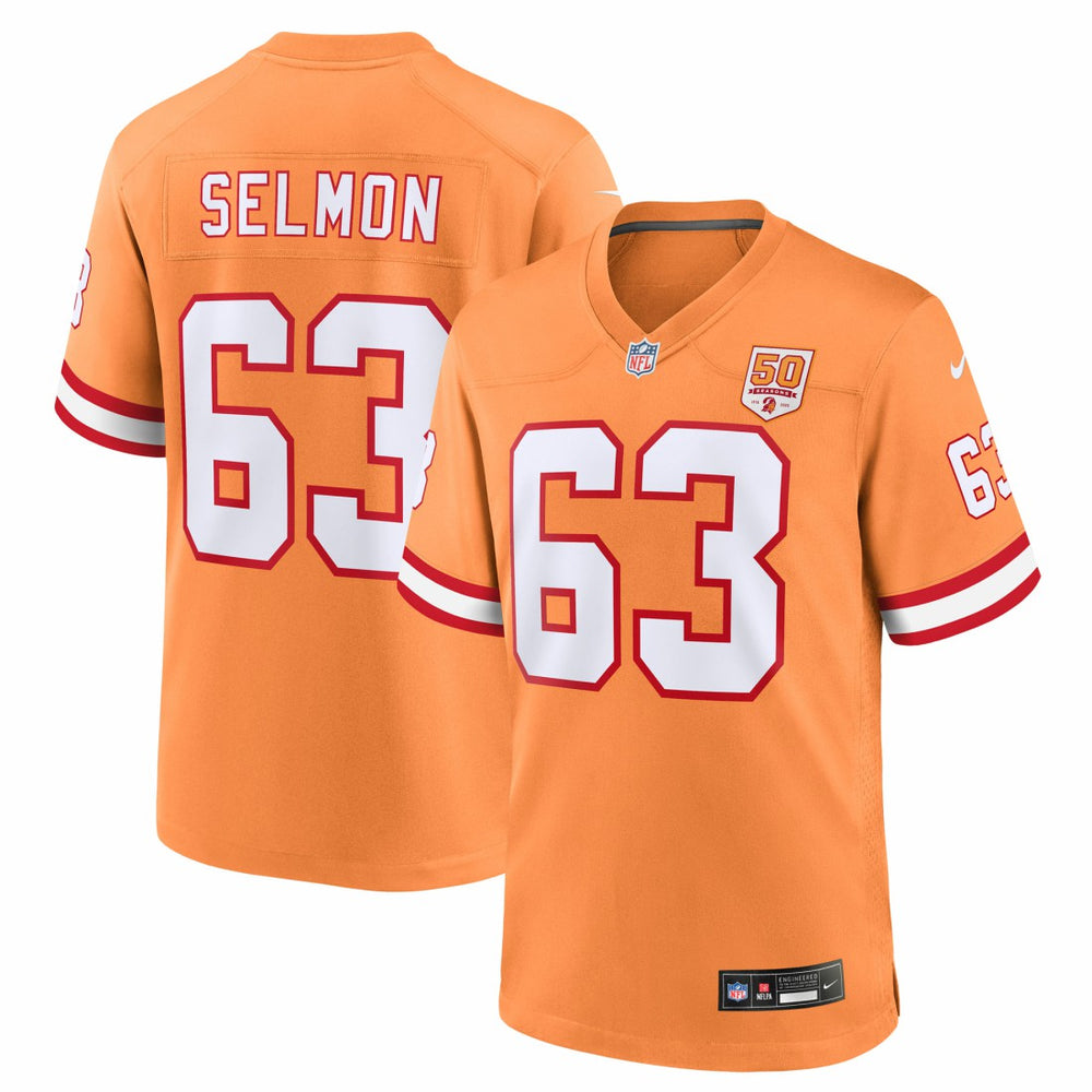 Tampa Bay Buccaneers Nike Lee Roy Selmon 50th Season Game Jersey