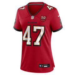 Tampa Bay Buccaneers Nike John Lynch Women's 50th Anniversary Team Game Jersey