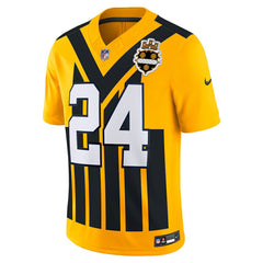 Pittsburgh Steelers Nike Joey Porter Jr. Alternate 1933 Throwback Vapor F.U.S.E. Limited Jersey