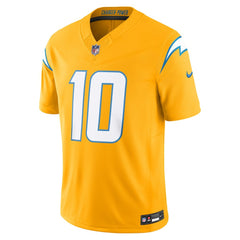 Los Angeles Chargers Nike Justin Herbert Alternate Charger Power Vapor F.U.S.E. Limited Jersey