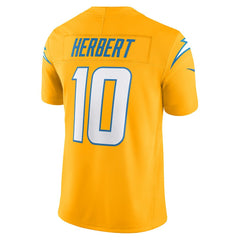 Los Angeles Chargers Nike Justin Herbert Alternate Charger Power Vapor F.U.S.E. Limited Jersey