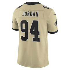 New Orleans Saints Nike Cameron Jordan Gameday Golds Alternate Vapor F.U.S.E. Limited Jersey