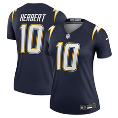 Los Angeles Chargers Nike Justin Herbert Women's Alternate Super Chargers Legend Player Performance Top